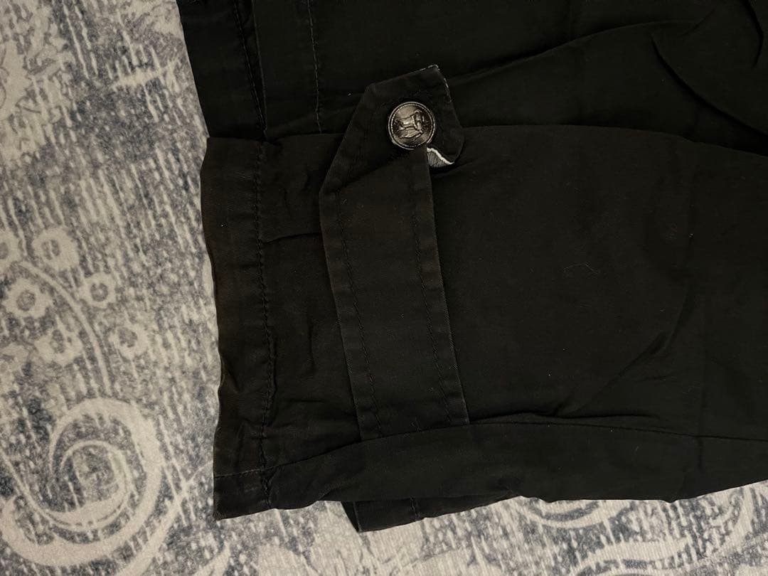 Burberry BlackLabel ナポレオンコートブラック 銀ボタン 美品