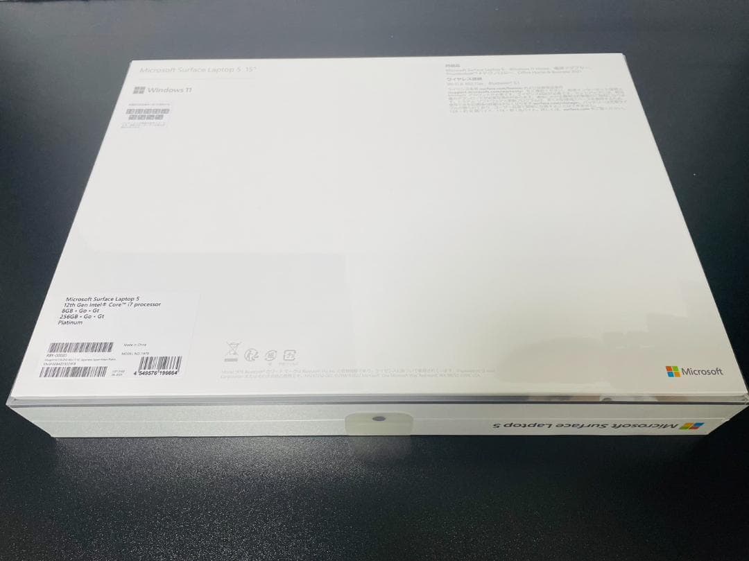 【新品未開封品！！】マイクロソフト Surface Laptop5 15インチ