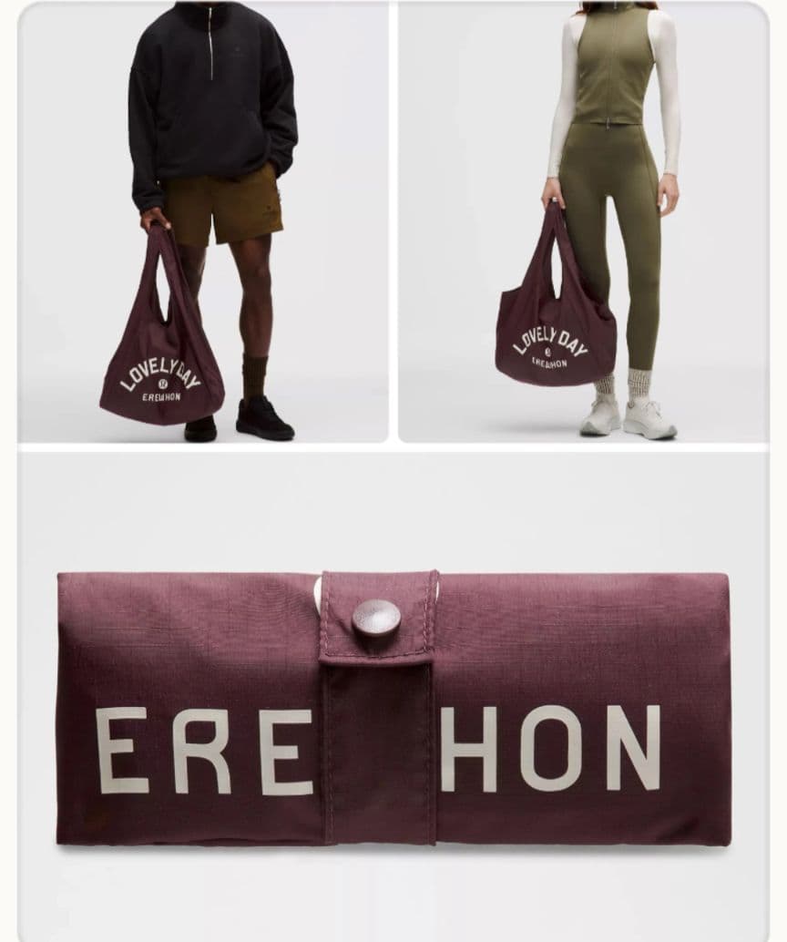 【完売品】 erewhon✖️lululemon エコバッグ