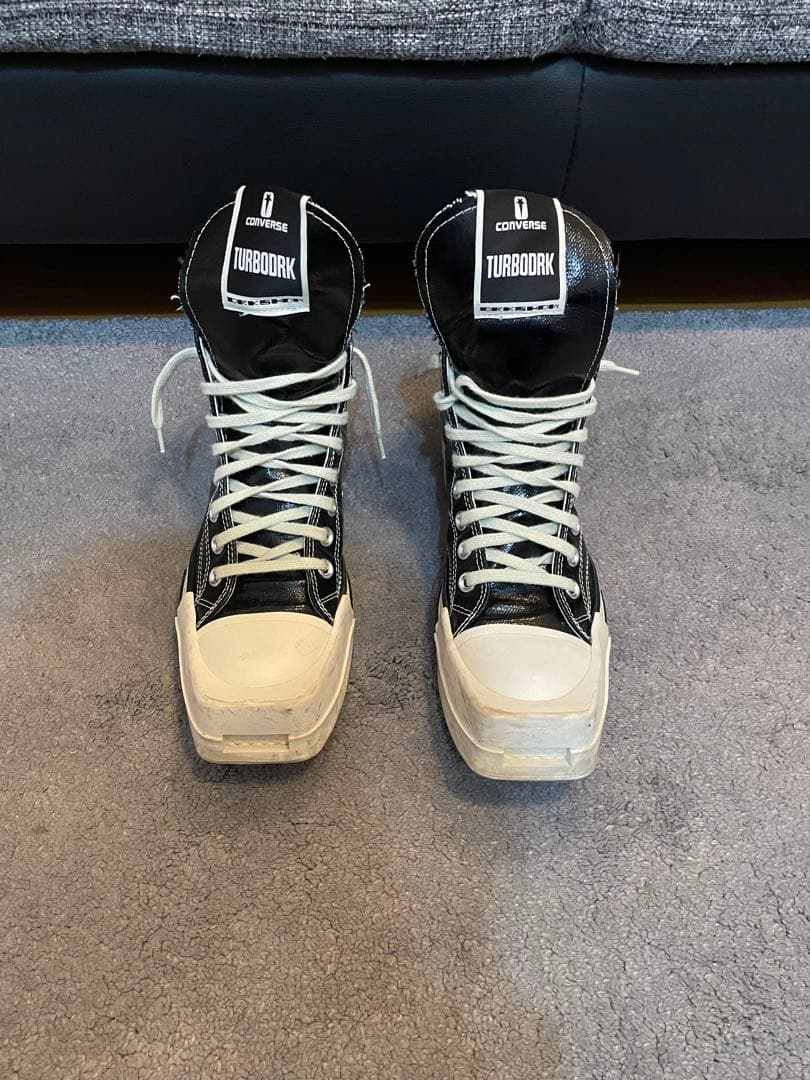 靴 Rick Owens DRKSHDW X Converse Turbodrk