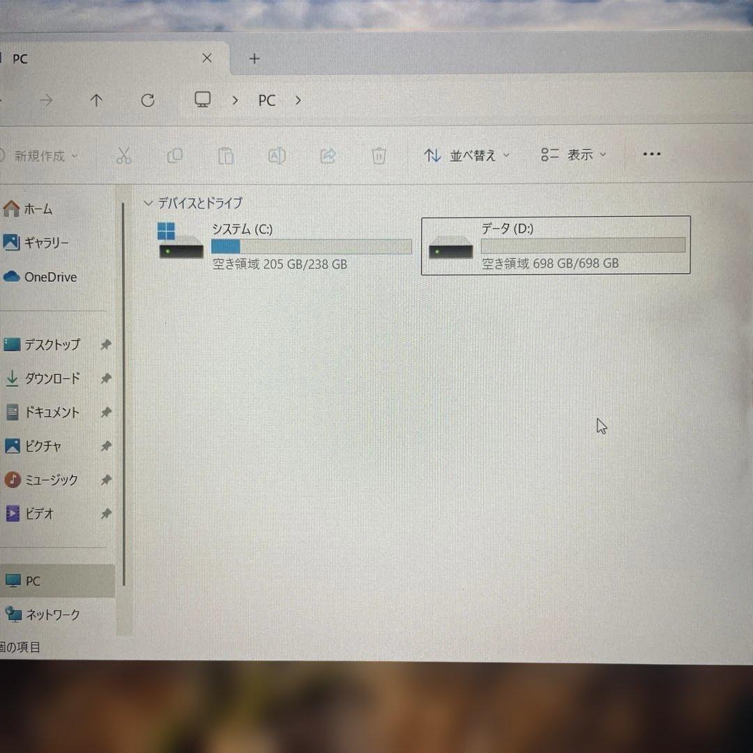 Thinkpad L15 英字キーボード 8GB 256+750GB