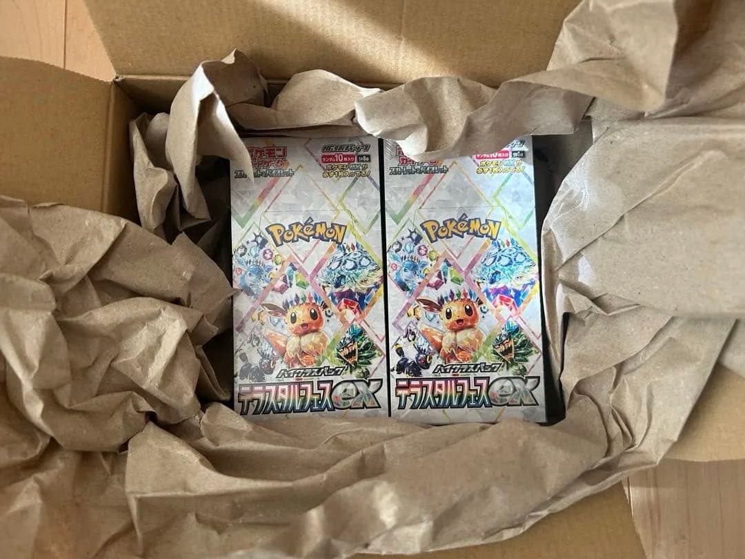 テラスタルフェスex 2BOX シュリンク付き　新品未開封