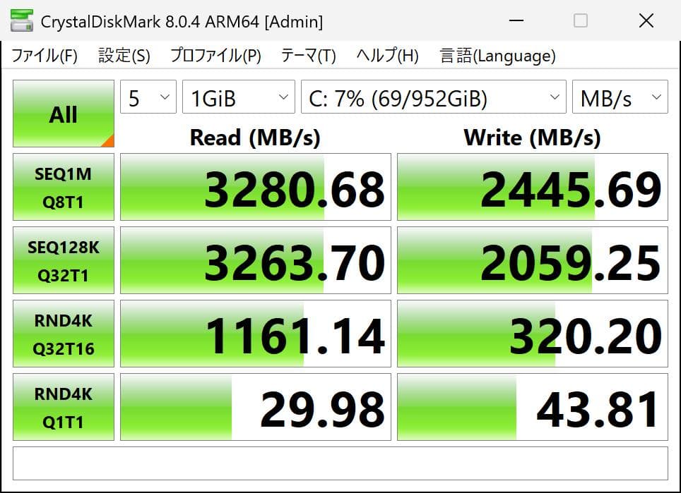 SK hynix BC901 NVMe SSD 2230 1TB 健康度99％♪