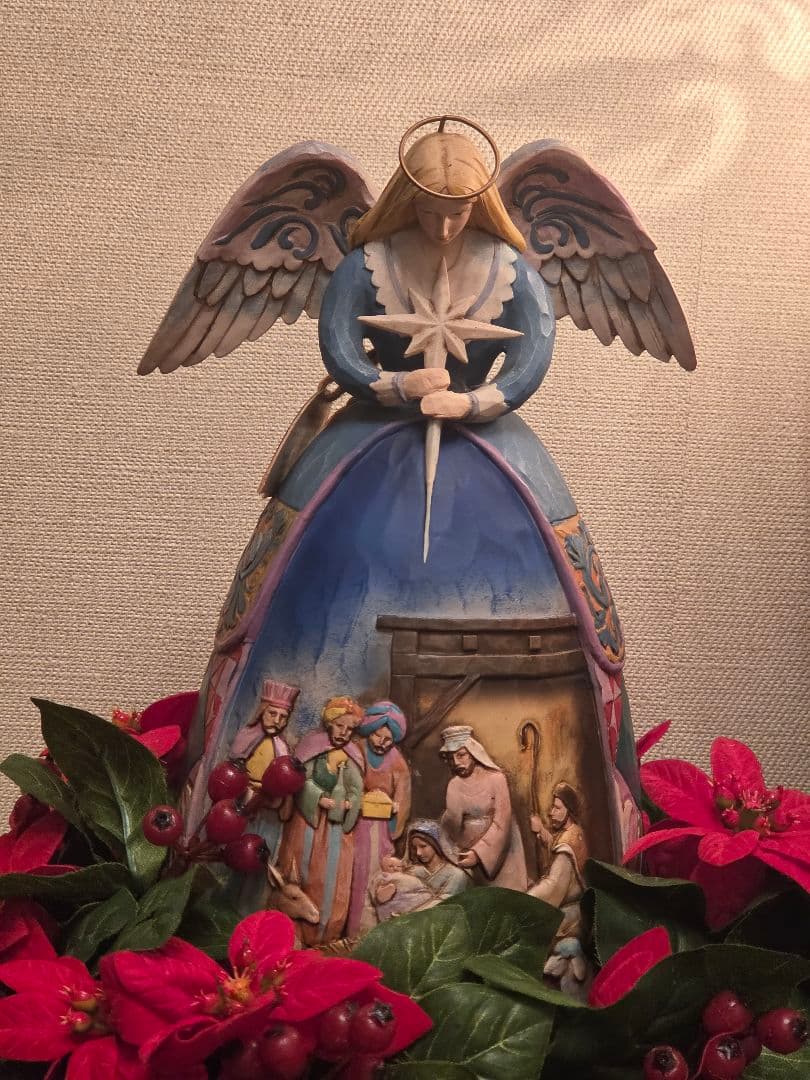クリスマス　 ジムショア　天使の置物