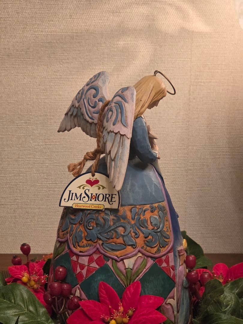 クリスマス　 ジムショア　天使の置物