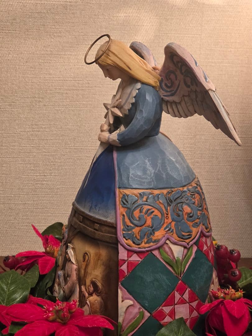 クリスマス　 ジムショア　天使の置物