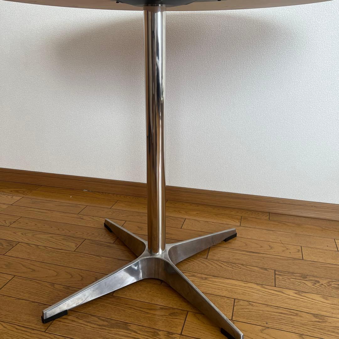 O'gre オグレ 円形テーブル 韓国インテリア 80cm ホワイト　丸テーブル