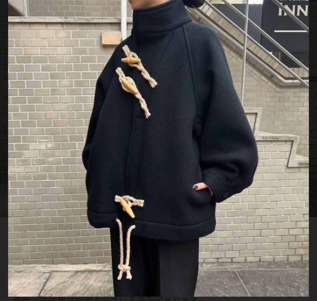 新品同様 HYKE ダッフルコート