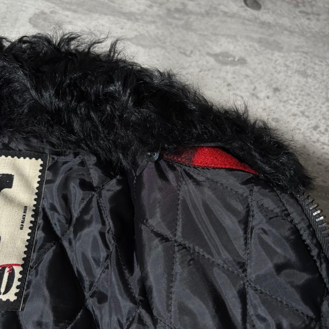 ジャケット・アウター 00s archive far check wool jacke y2k