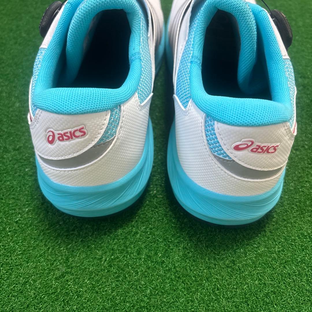 ASICS 安全靴 BOAクロージャー ホワイト/ブルー