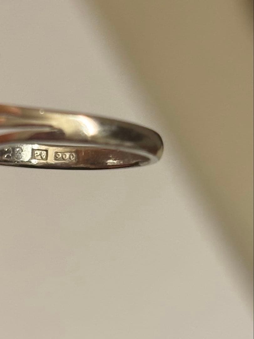 プラチナ　ダイヤモンドリング