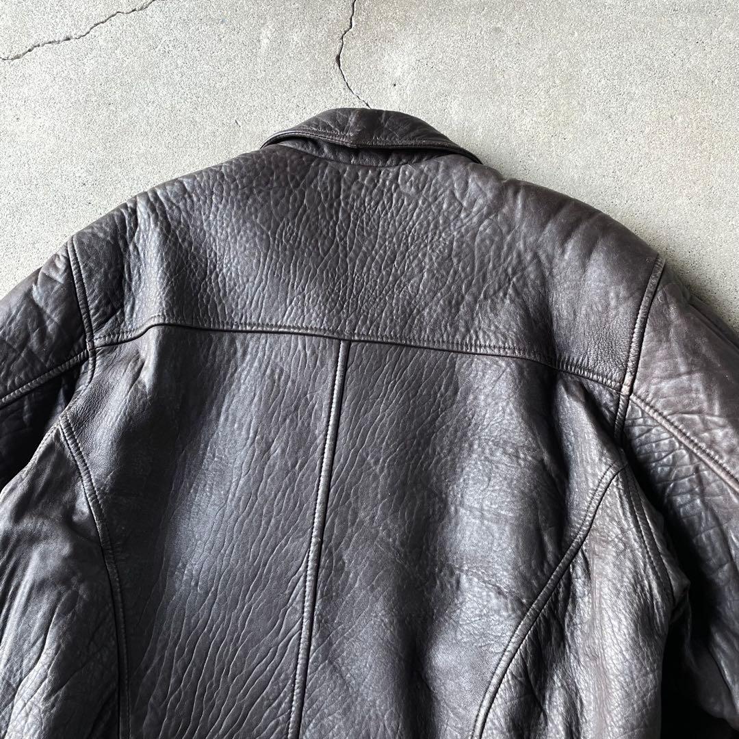 90s real leather bomber jacket 本革 a2 g1