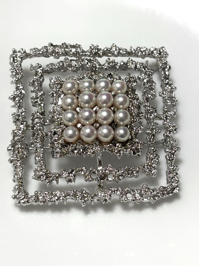 【vintage】TASAKI 田崎　パール　ブローチ　2way