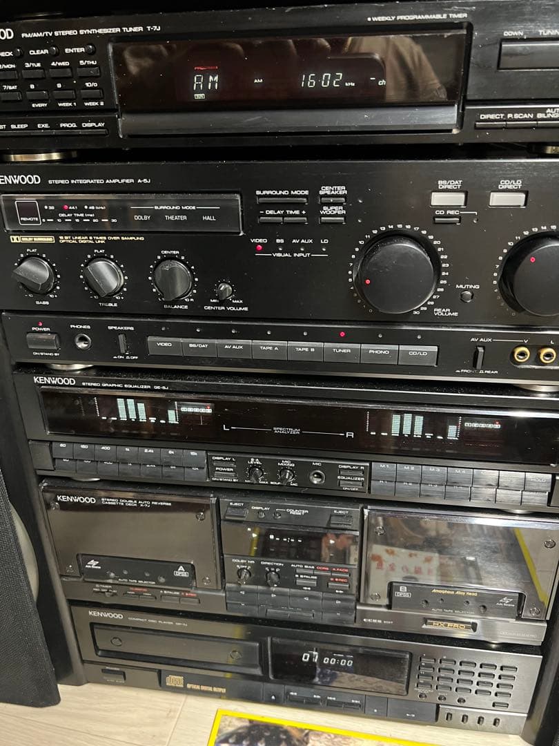 希少ケンウッドROXYシステムコンポA-5Jシリーズ5Jメンテナンス済み動作品