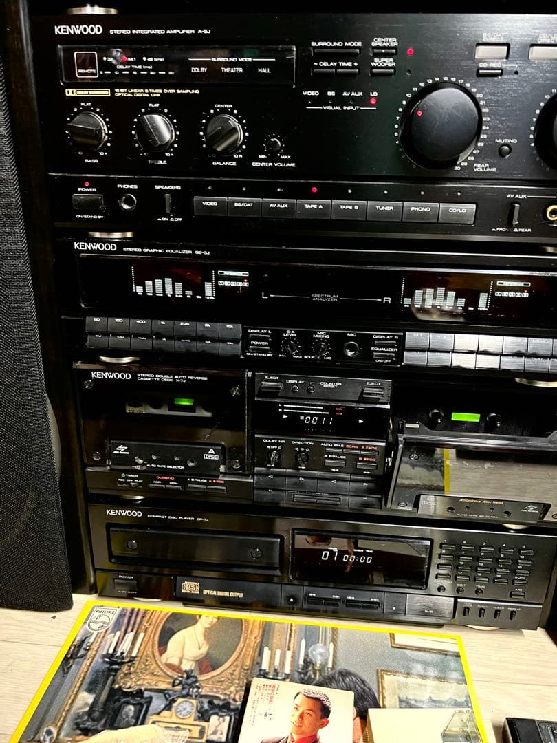 希少ケンウッドROXYシステムコンポA-5Jシリーズ5Jメンテナンス済み動作品