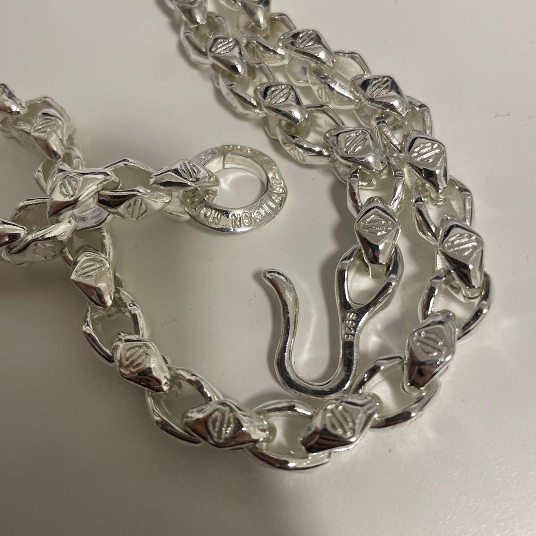 シルバー925ハーレーダビッドソンネックレス