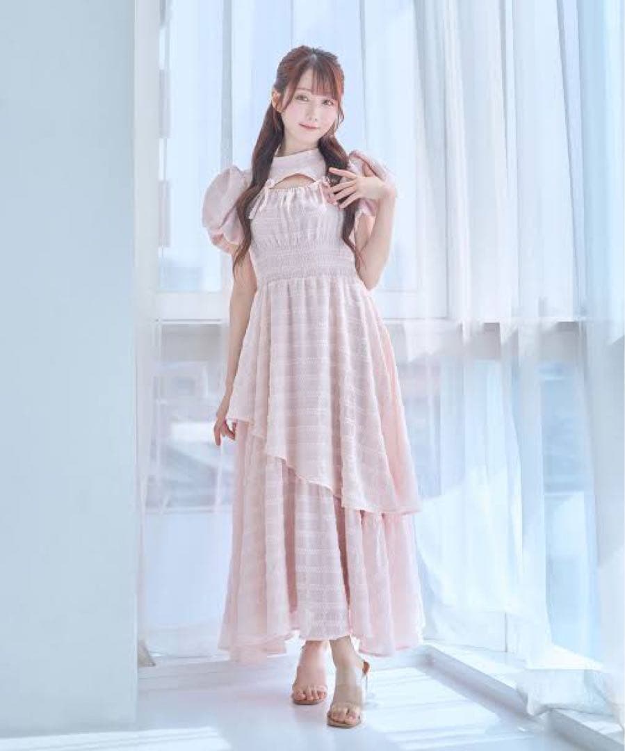 ロゼミューズ jacquard check dress