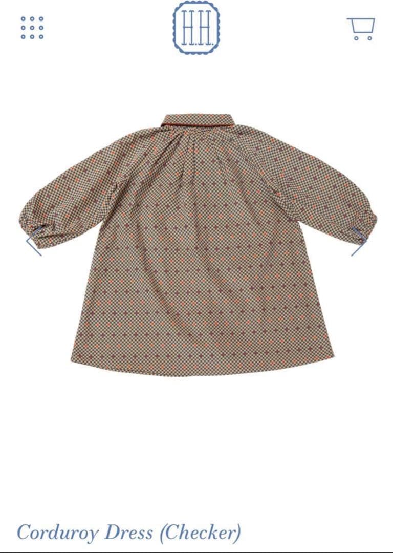 house on the hill コーデュロイ ドレス