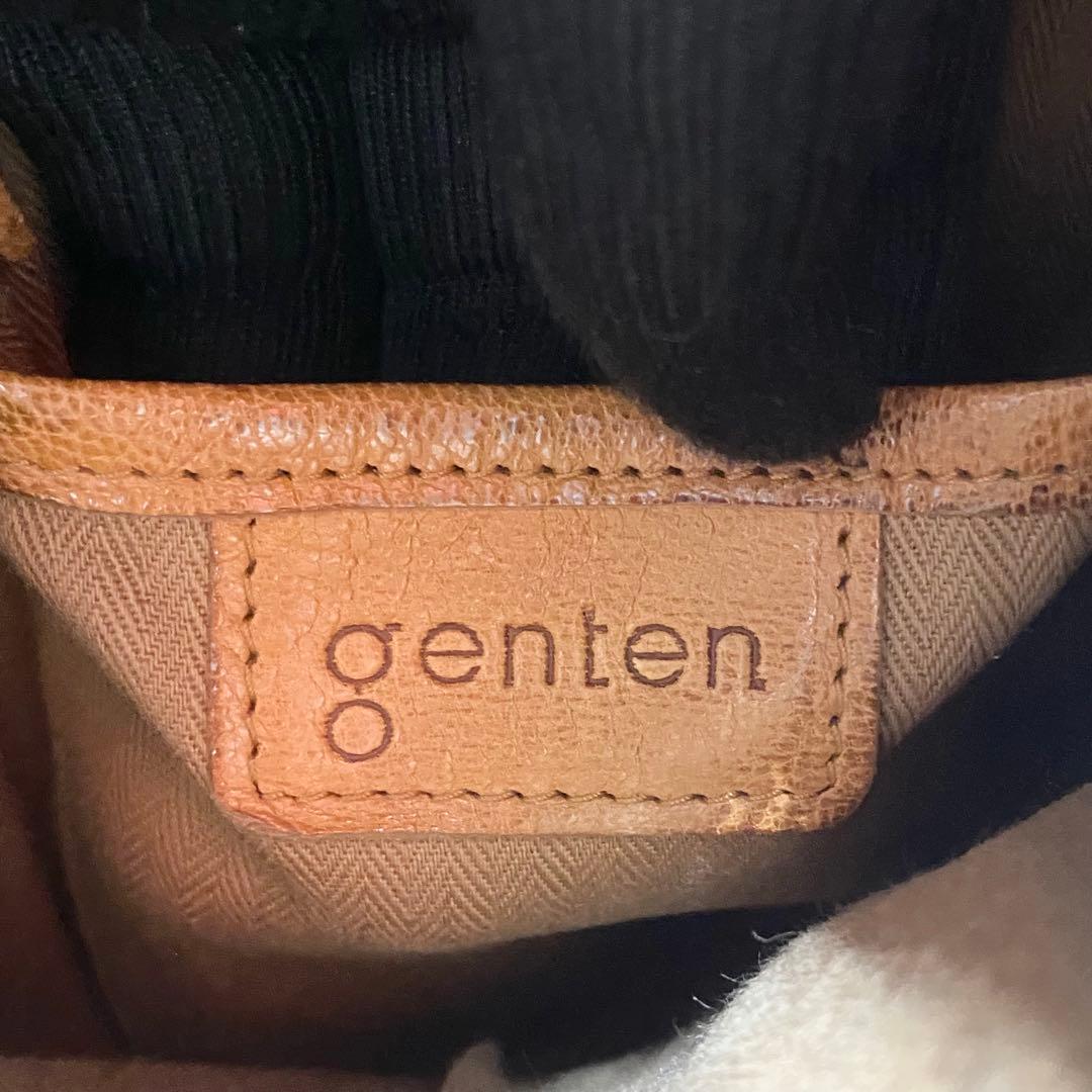 genten ゲンテン　リュック　ゴートベーシック　レザー　キャメル