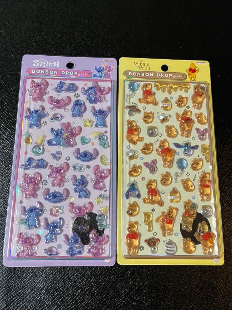 【正規品】ディズニー　ボンボンドロップシール　4枚セット