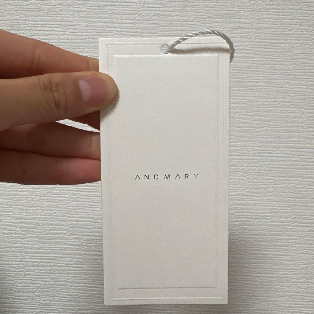 トップス Donna knit tops white ANDMARY