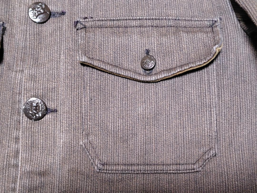 50s 60s フレンチ ハンティングジャケット コットンピケ