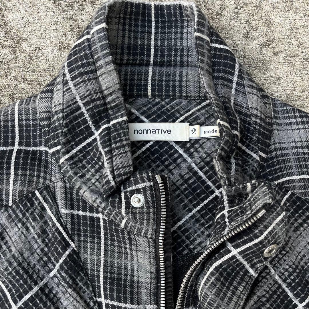 nonnative ノンネイティブ シャツ ジャケット ロング グレー y2k