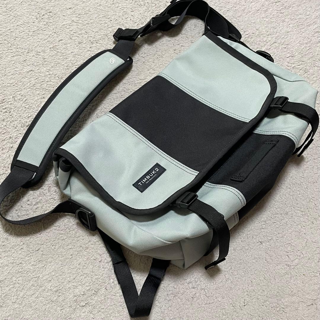 TIMBUK2 メッセンジャーバッグ　Sサイズ　ロゴ刺繍　Y2K 肩掛け　ブルー