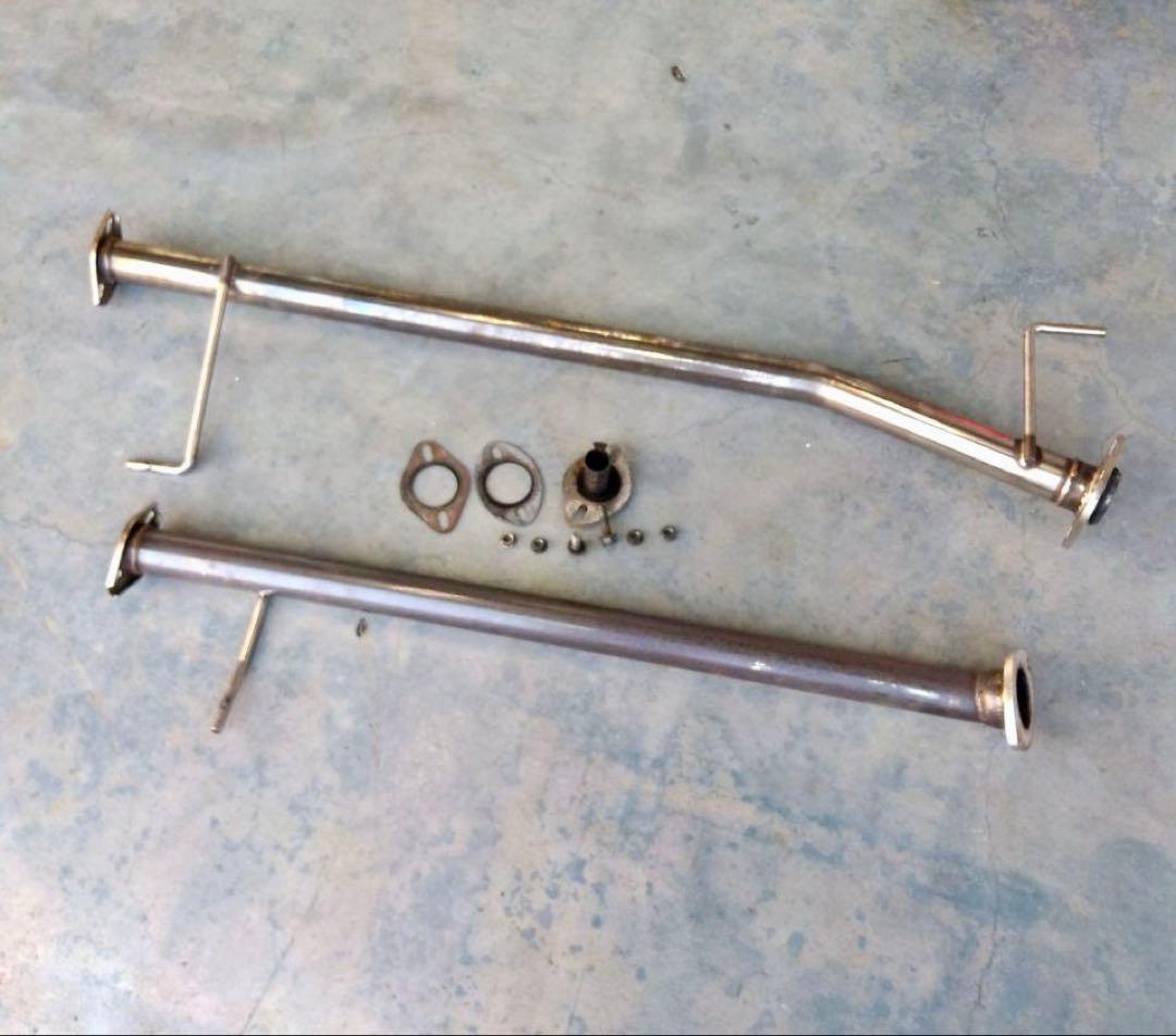 30アルファード　ヴェルファイア　　中間　ストレート　マフラー　ステンレス　爆音