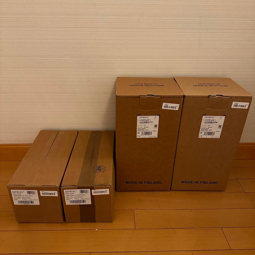 スピーカー・ウーファー GENELEC / G Two RAW + K&M 23274B