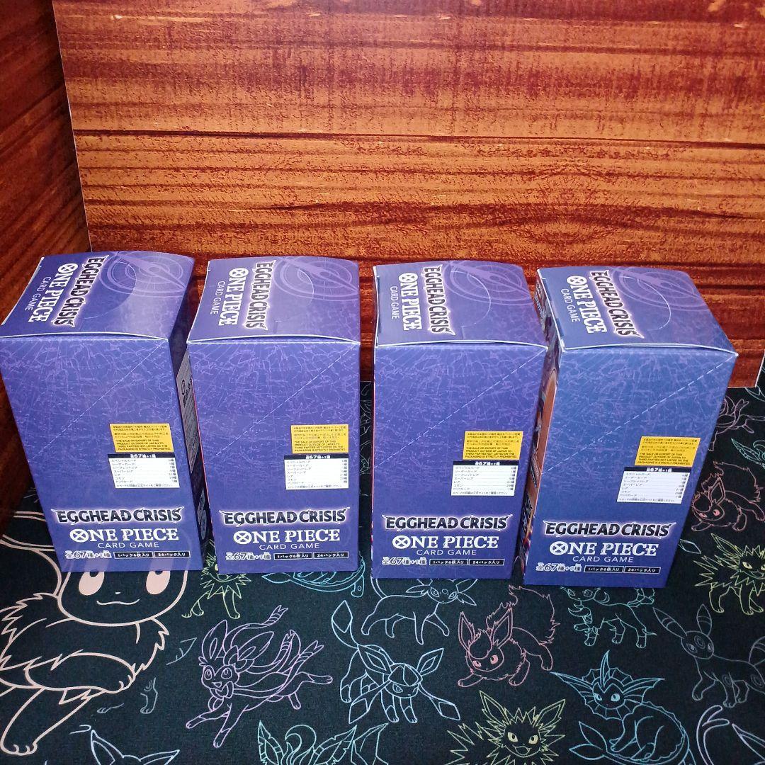 EGGHEAD CRISIS ワンピースカード 未開封BOX テープ付き4BOX