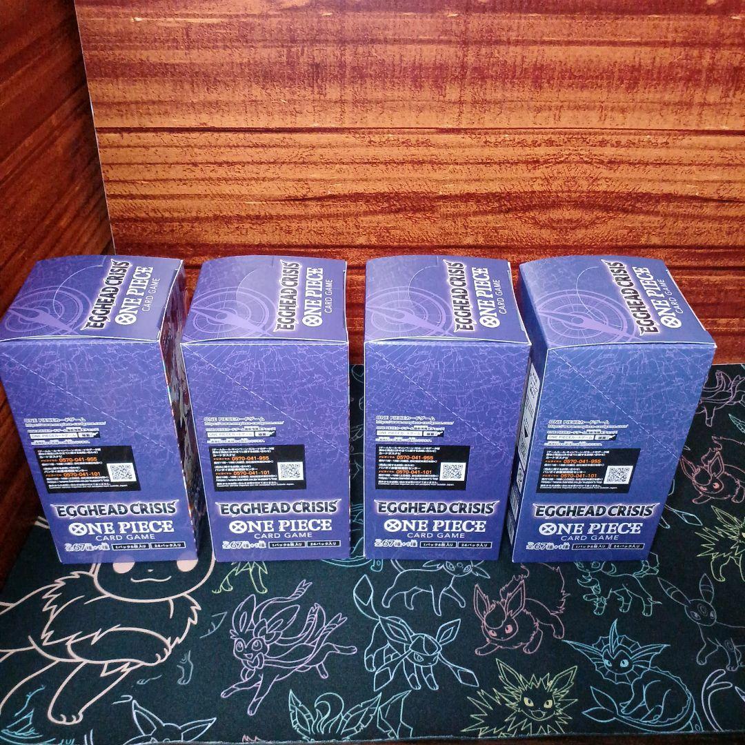 EGGHEAD CRISIS ワンピースカード 未開封BOX テープ付き4BOX