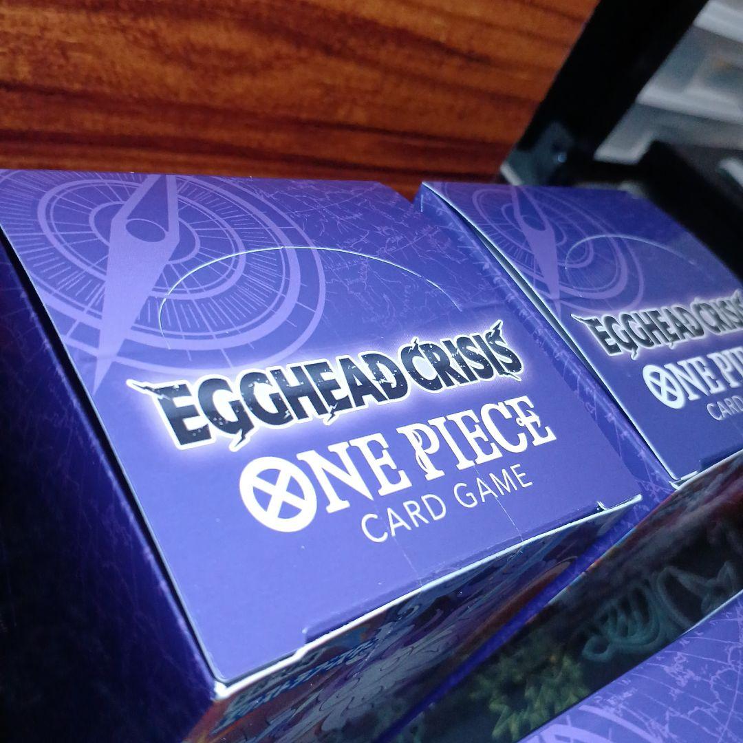 EGGHEAD CRISIS ワンピースカード 未開封BOX テープ付き4BOX