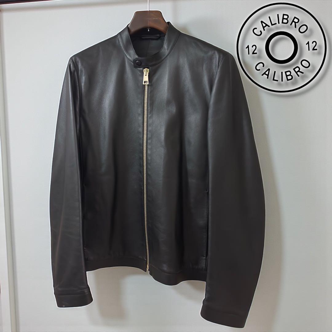 定価15万【CALIBRO 12 】バーニーズ別注 ラムレザー ライダース 美品