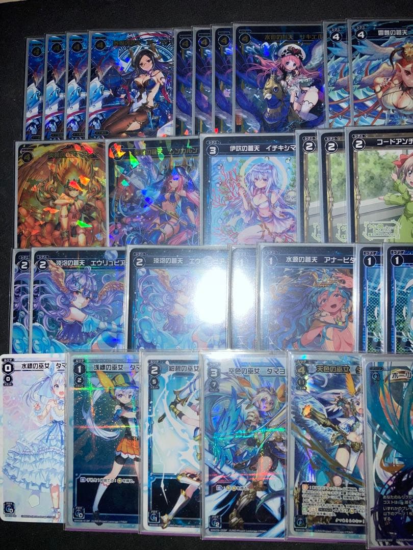 ウィクロス 青タマ　デッキ ホロ多数　wixoss