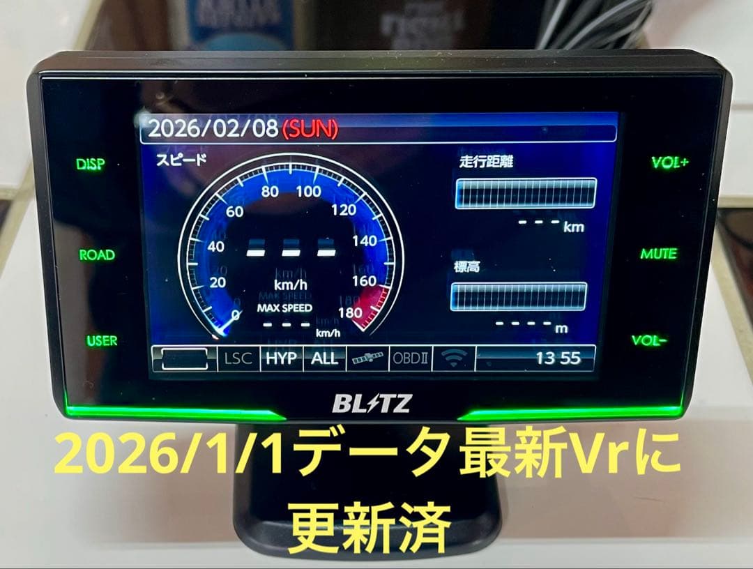 BLIZ ブリッツ　タッチレーザー　TL315R レーダー　SD付属