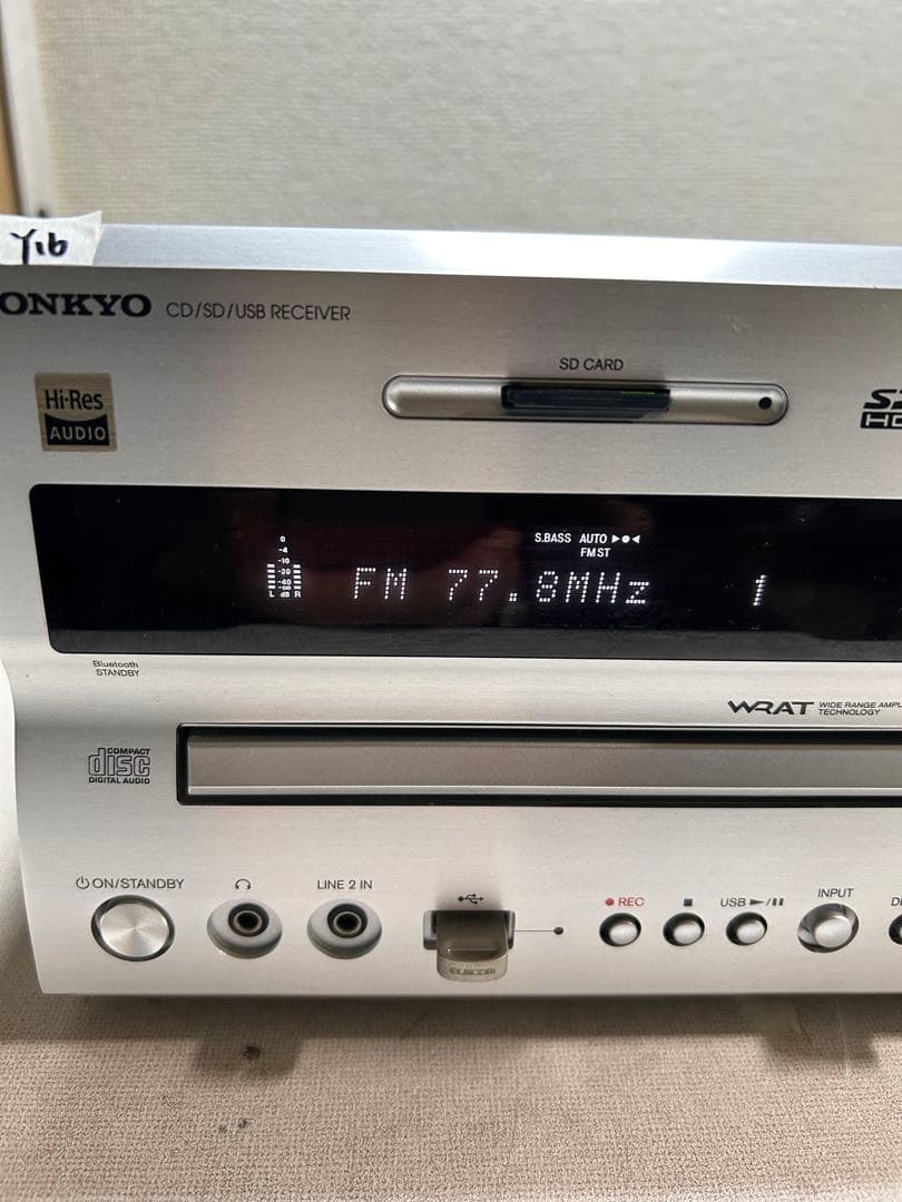 16YY整備ONKYO NFR-7FX ハイレゾ CD/SD/USBレシーバー