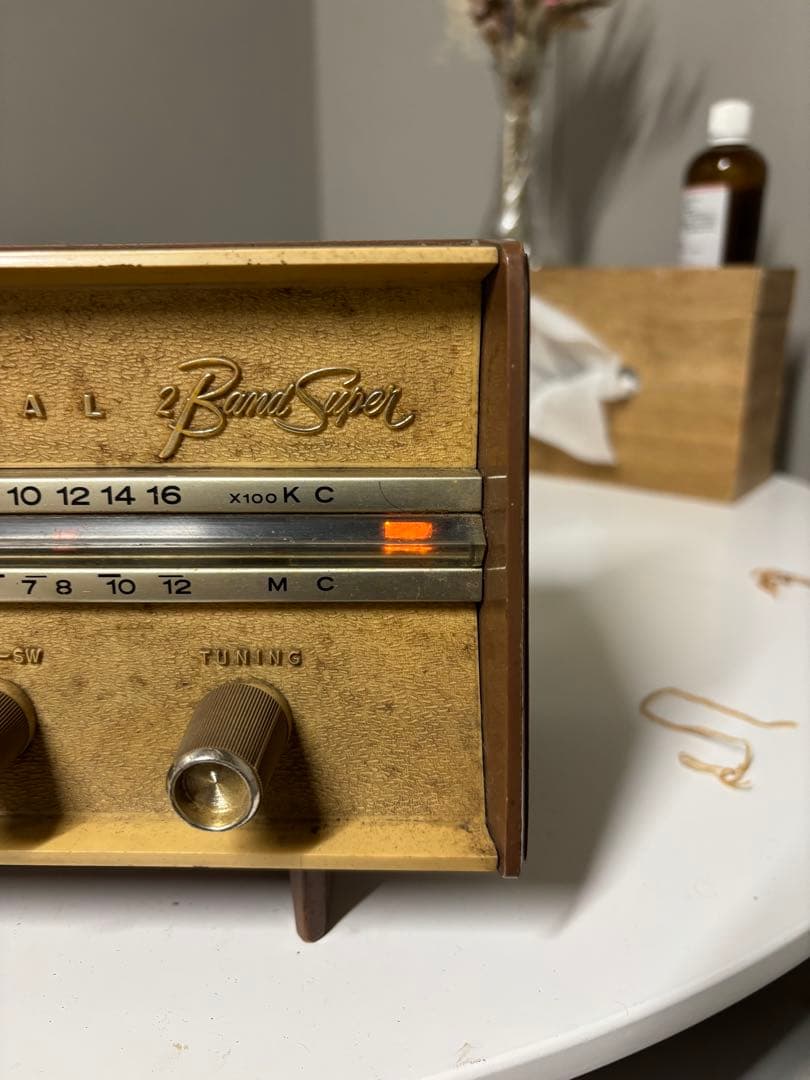 ナショナル 真空管ラジオ　2バンドRE-260