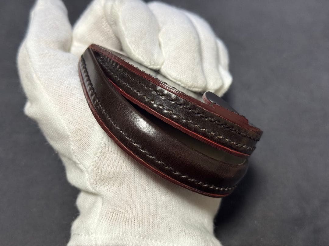 Drake's×GANZO 小銭入れ ダークブラウン 馬蹄 限定