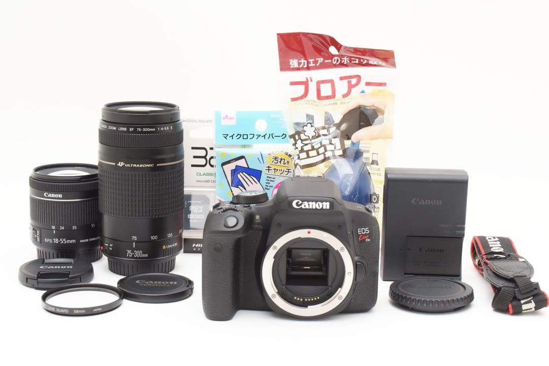 極美品　CANON EOS Kiss X9i ダブルズームセットWi-Fi搭載