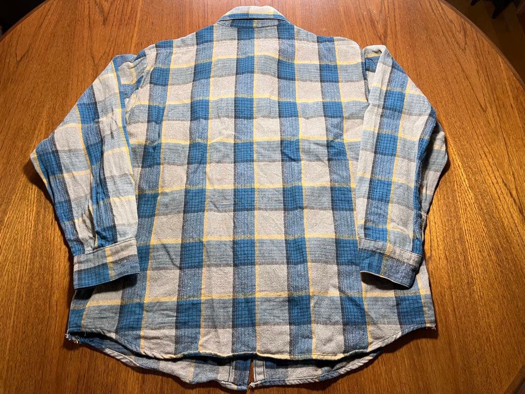 好配色　森タグ！FIVE BROTHER フランネルネルシャツ 60s〜70s