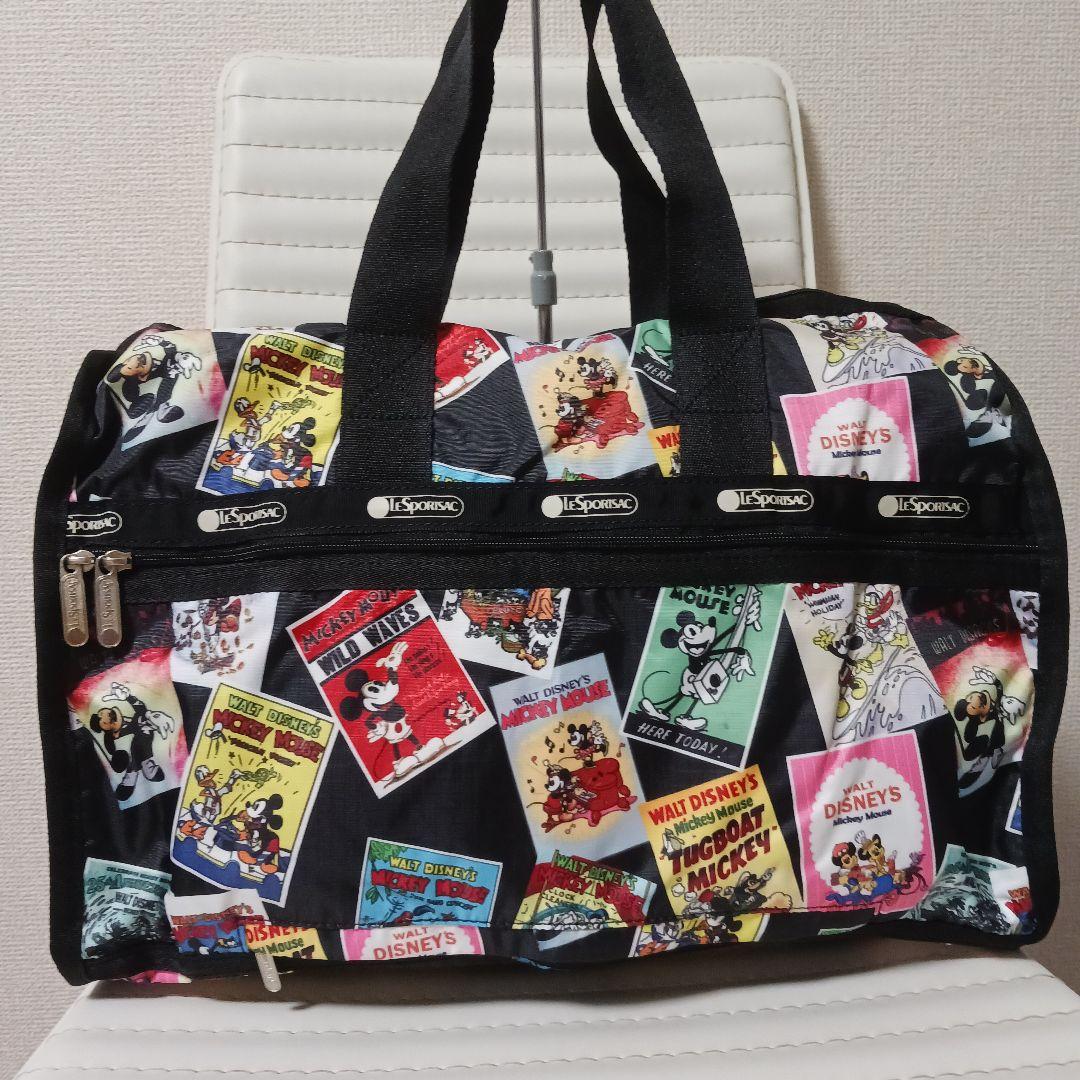 2647　レスポートサック　ボストンバッグ　ディズニー　ポーチ付　未使用
