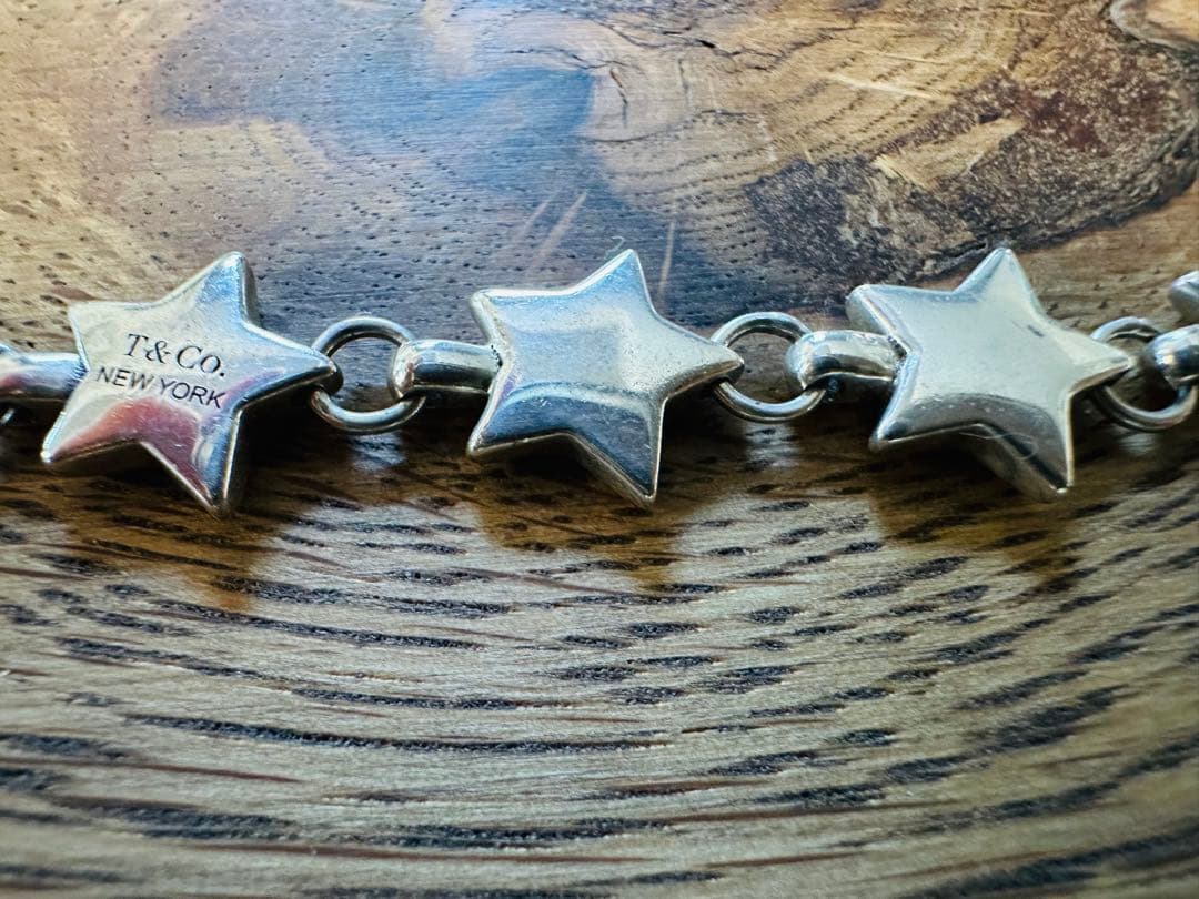 美品Tiffany × supremeスター ブレスレット blacelet