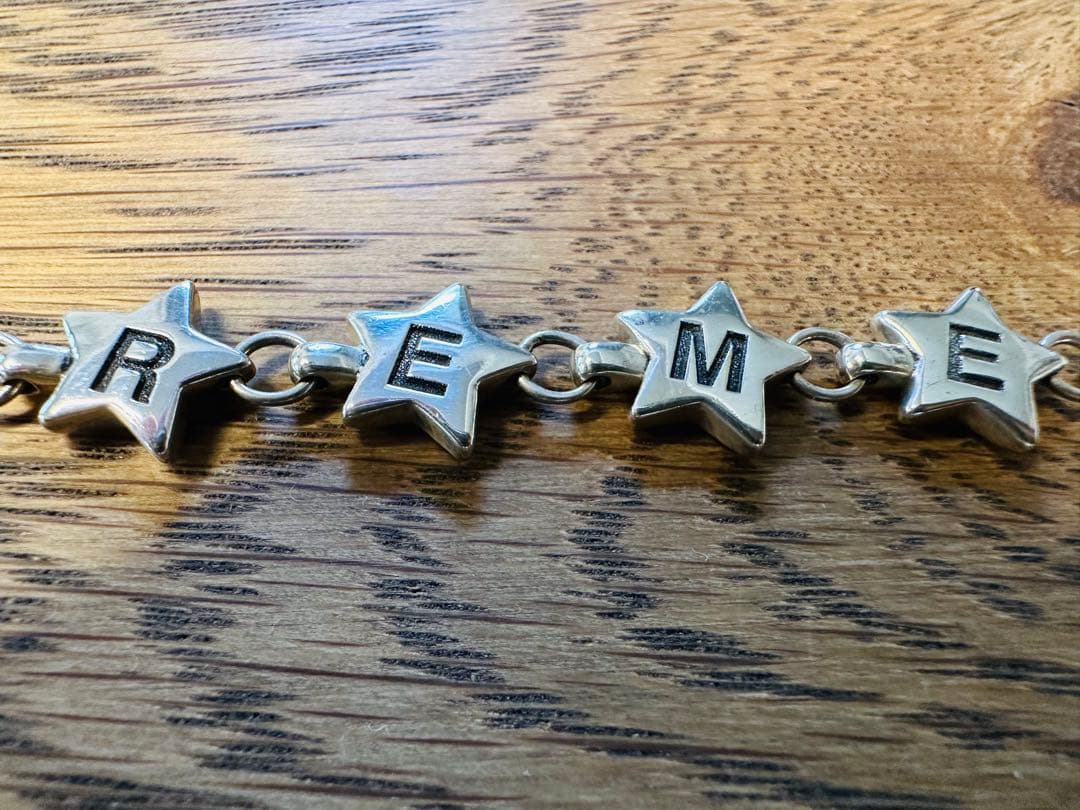 美品Tiffany × supremeスター ブレスレット blacelet