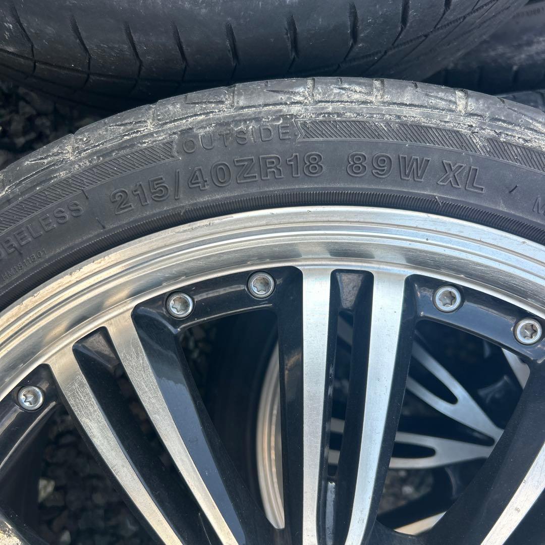 ざ*ろ様 215/40/18 ホイール