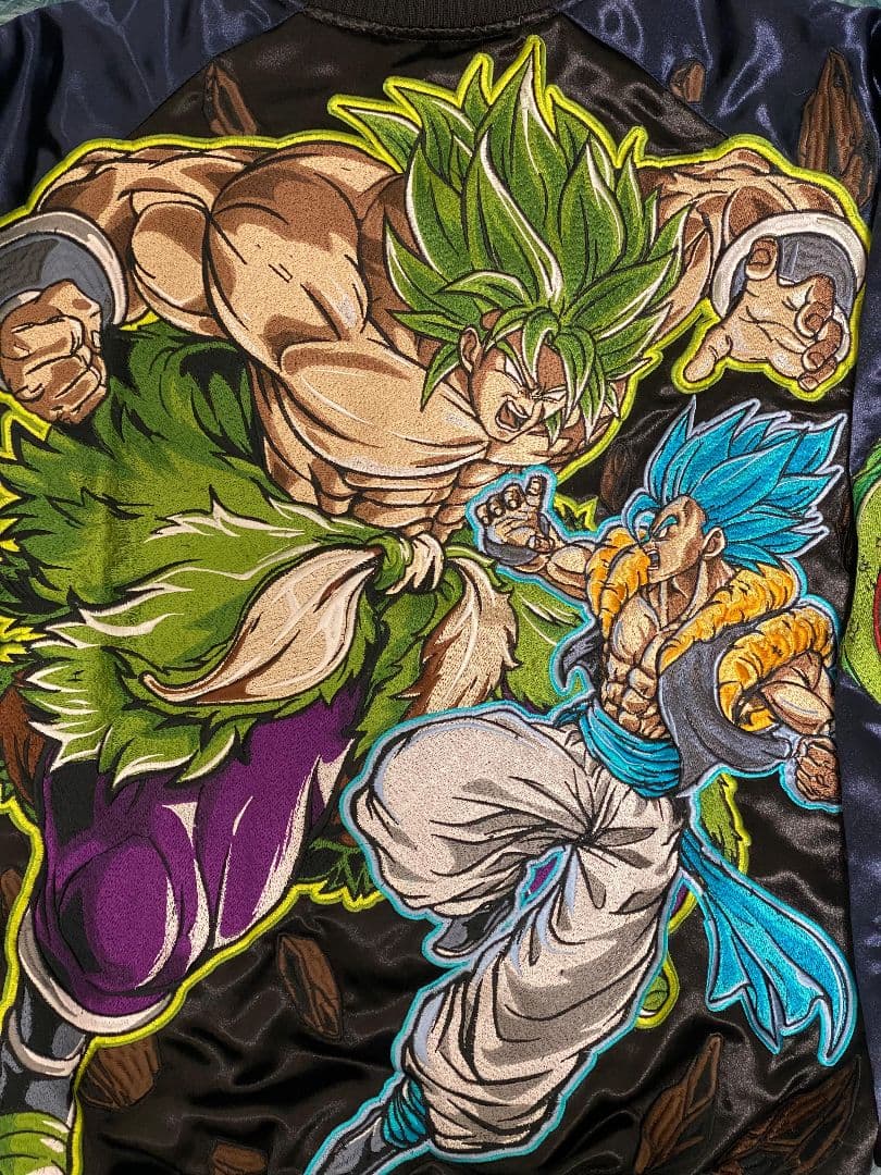 未使用 [世界28着限定] ドラゴンボール BROLY GOGETA スカジャン