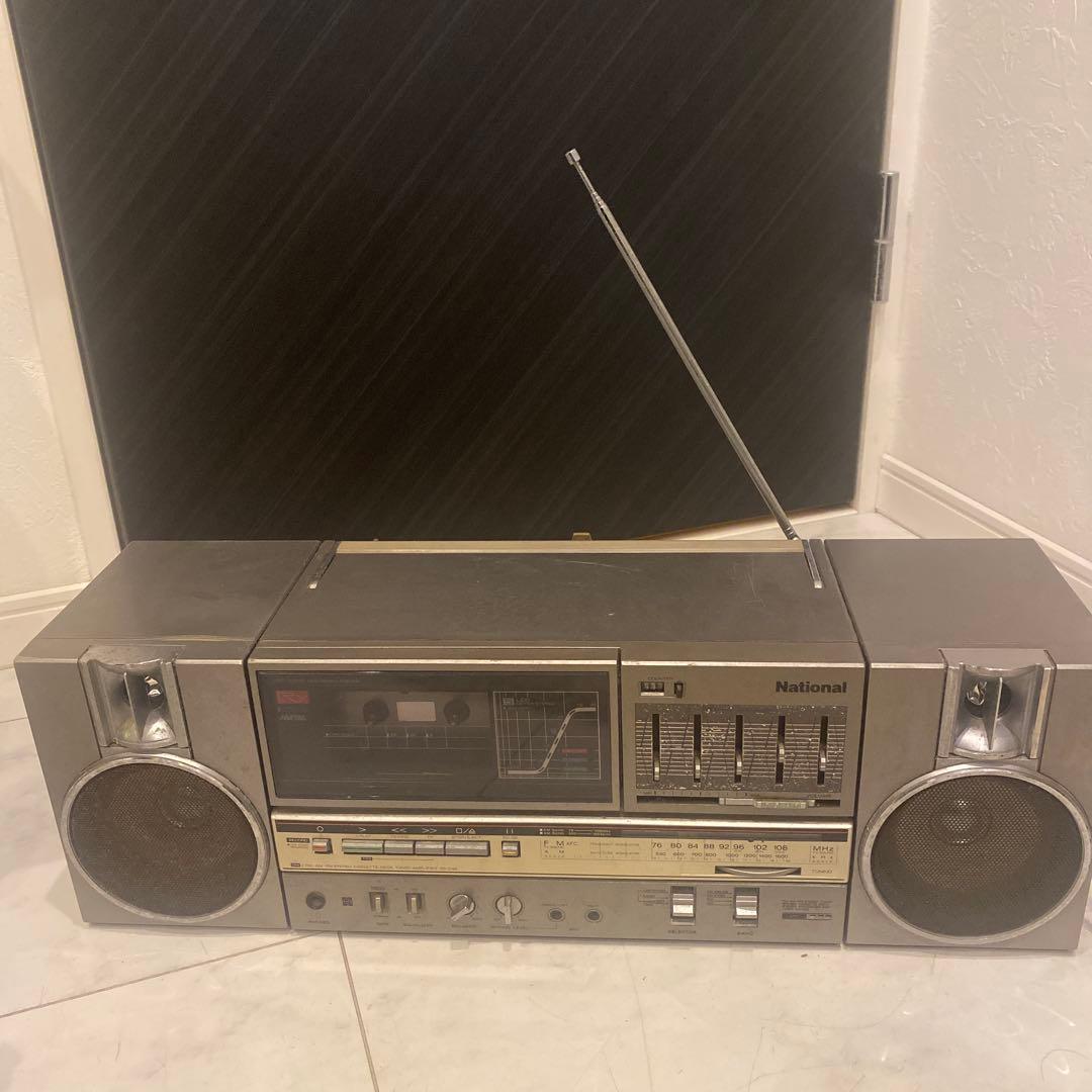 昭和レトロ【動作ジャンク品】National ラジカセRX-C45