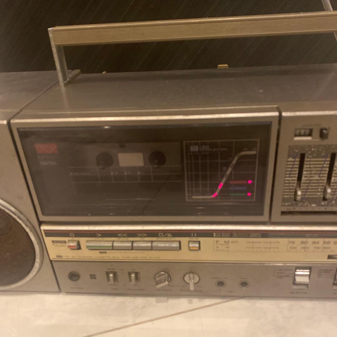 昭和レトロ【動作ジャンク品】National ラジカセRX-C45