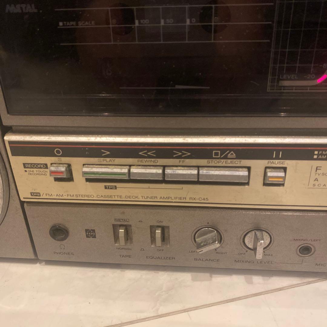 昭和レトロ【動作ジャンク品】National ラジカセRX-C45