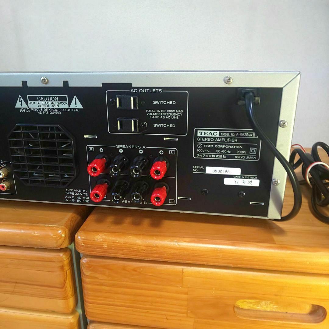 TEAC A-R630MKII インテグレーテド プリメインアンプ 美品完動品